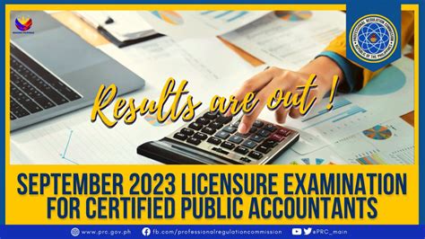 Licensure Examination For September 2023 Certified Public .